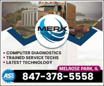 MERX TRUCK & TRAILER: Melrose Park, IL. Logo