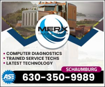MERX TRUCK & TRAILER: Schaumburg, IL. Logo