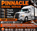 PINNACLE DIESEL REPAIR logo