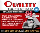 QUALITY TRUCK & AUTO * 256-476-7573 logo