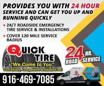 QUICK MOBILE TIRE & ROAD SERVICE Logo