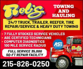 ROB'S TOWING & HAULING - ROAD SERVICE Logo