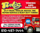 ROB'S TOWING & HAULING - ROAD SERVICE logo