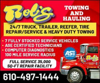 ROB'S TOWING & HAULING - ROAD SERVICE Logo