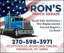 RON'S TRUCK REPAIR & LOCKOUT logo