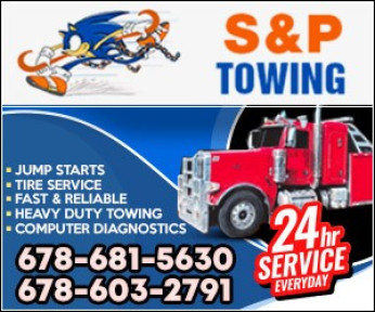 S & P TOWING, LLC. - Heavy Duty Towing Logo