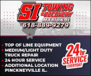 SI TOWING  & RECOVERY logo