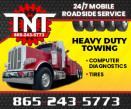 TNT TRUCK REPAIR & TOWING logo
