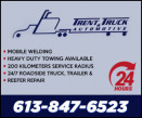 TRENT TRUCK and AUTOMOTIVE logo
