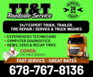 TT&T ROADSIDE SERVICE logo