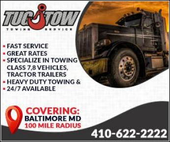 TUG & TOW - HEAVY DUTY TOWING Logo