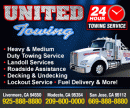 UNITED TOWING SERVICE logo