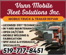 VANN MOBILE FLEET SOLUTIONS INC. logo