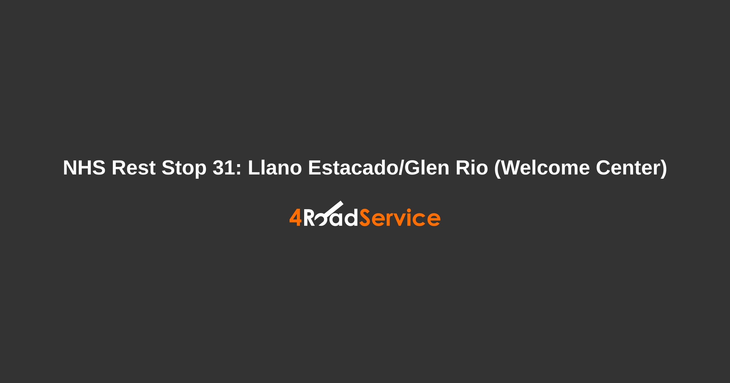 NHS Rest Stop 31: Llano Estacado/Glen Rio (Welcome Center) in San Jon ...