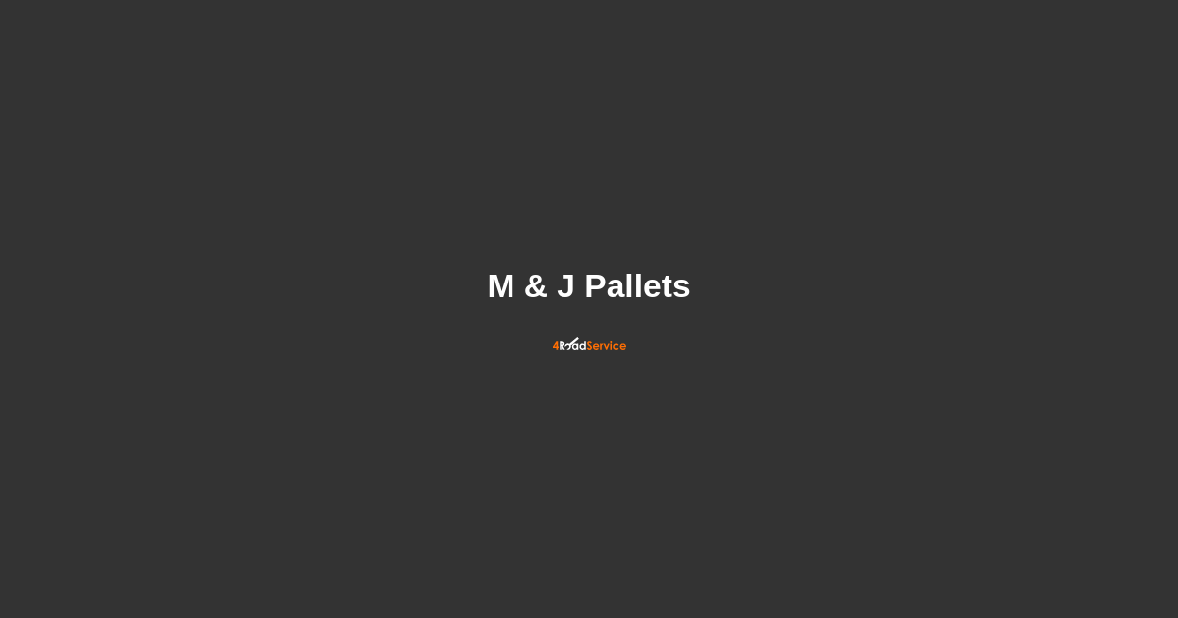 M & J Pallets in Tampa, FL ・ 4 Road Service
