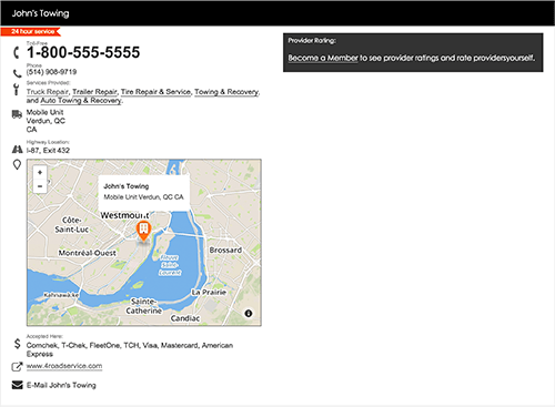 A screenshot of a Silver Listing's Detail Page